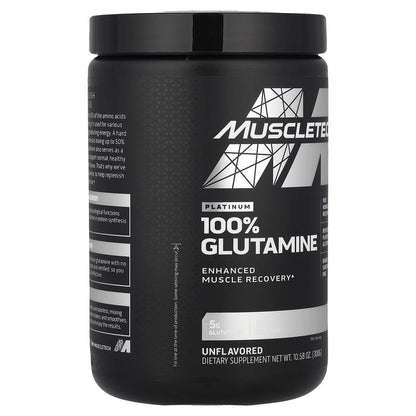 Platinum 100% Glutamine, Unflavored, 10.58 Oz (300 G)